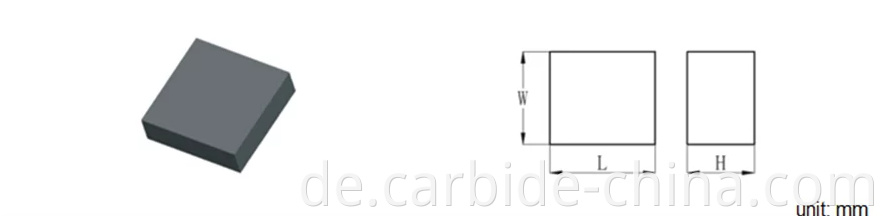 tungsten carbide plate